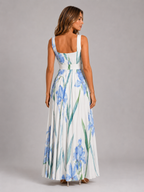 Floral A Line Maxi Dress Summer Women