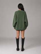 Women's Oversized Chunky Knit Cardigan