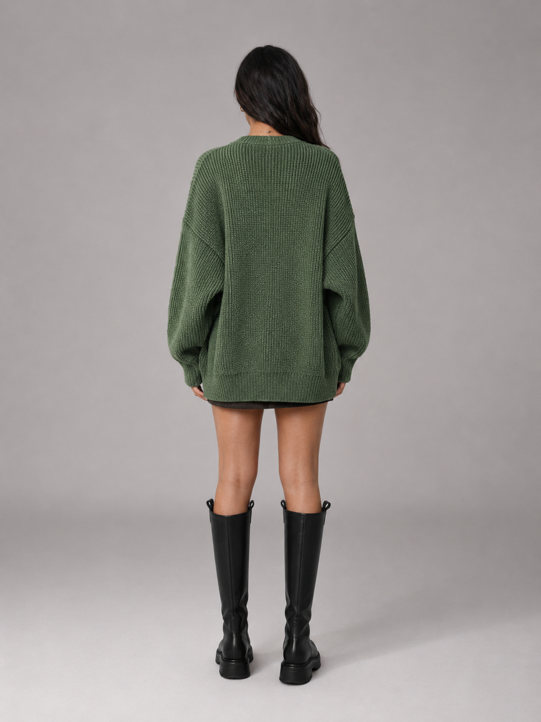 Women's Oversized Chunky Knit Cardigan