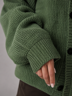Women's Oversized Chunky Knit Cardigan