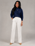 Women's Mock Neck Soft Knit Sweater