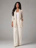 Women's Shawl Collar Button-Tab Cardigan