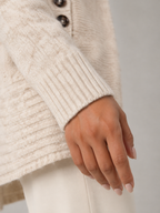 Women's Shawl Collar Button-Tab Cardigan