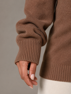 Women's Off Shoulder Fold-Over Sweater