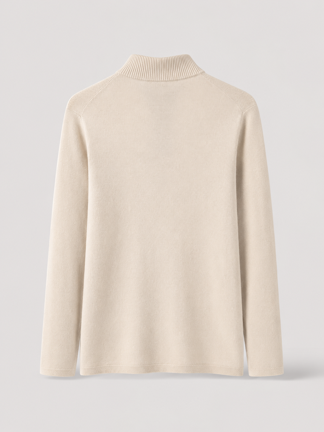 Ribbed polo knit top – Nude & Nero