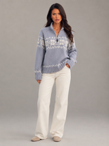 Isle Zip Knit Cardigan for Women