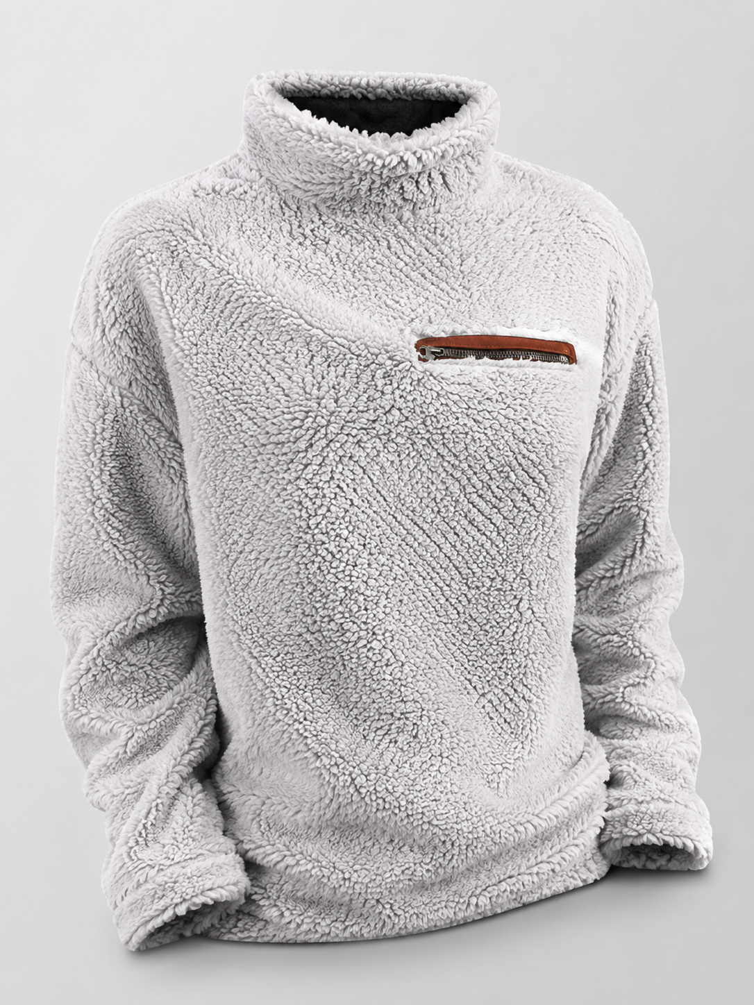 Suéter de cuello alto para mujer