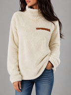Pull à col montant pour femme