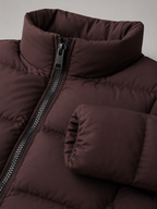Zip Front Belted Jacket for Women