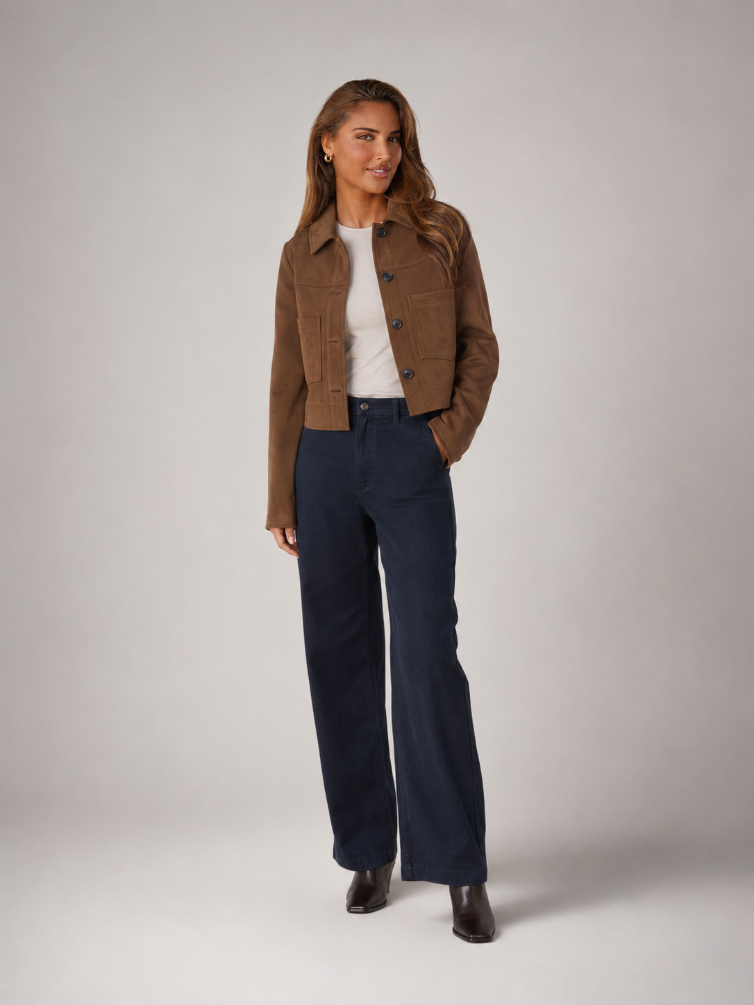Women's Tailored Single-Breasted Blazer
