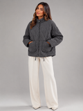 Quilted Utility Jacket Autumn Women