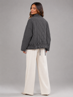 Quilted Utility Jacket Autumn Women