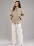 Quilted Utility Jacket Autumn Women