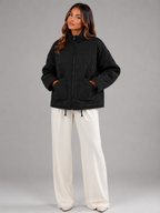 Quilted Utility Jacket Autumn Women