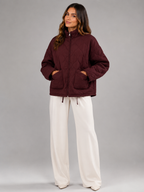Quilted Utility Jacket Autumn Women