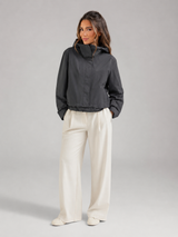 Hooded Utility Jacket for Women