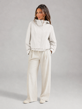 Hooded Utility Jacket for Women