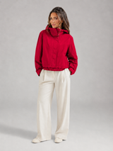 Hooded Utility Jacket for Women