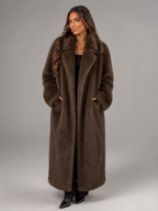 Long Faux Fur Coat for Women