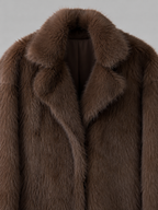 Long Faux Fur Coat for Women