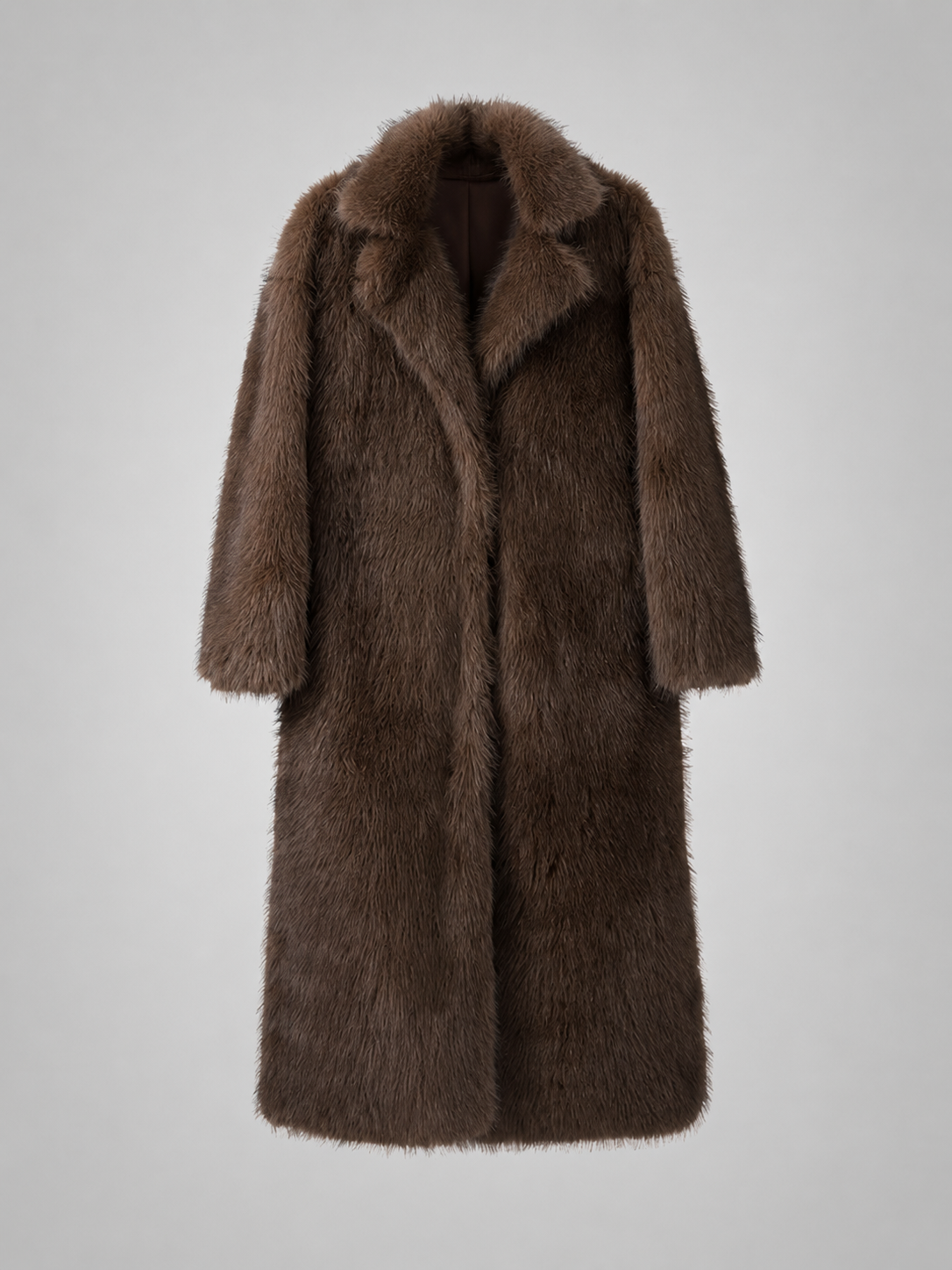 Long Faux Fur Coat for Women