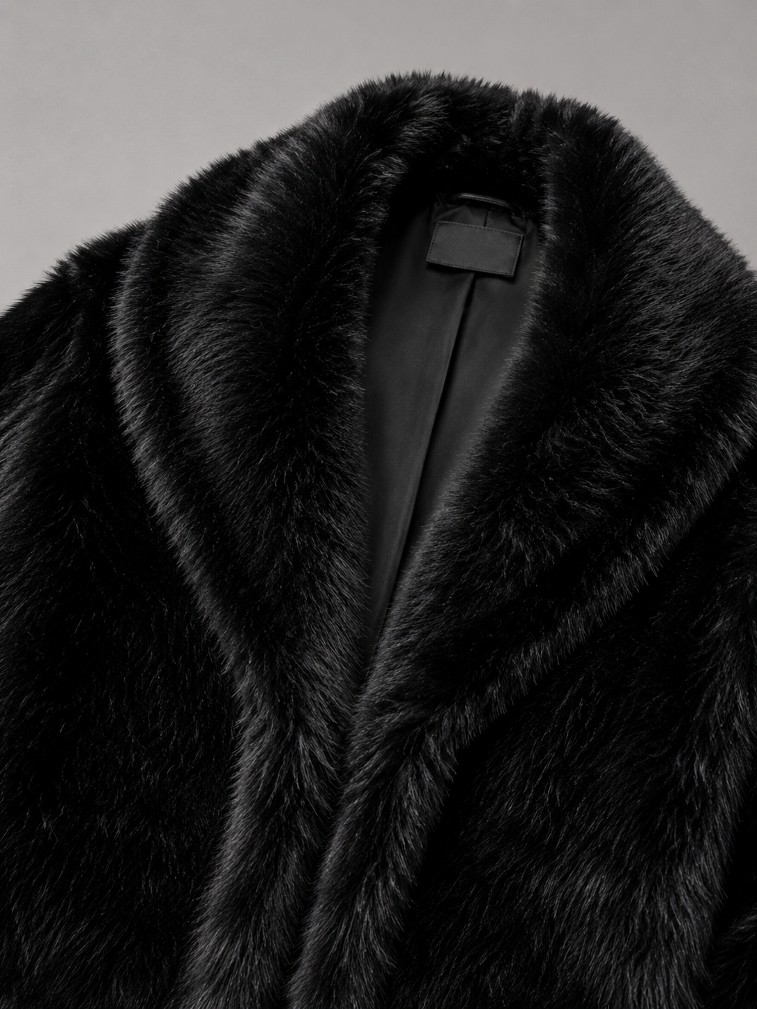Cropped Faux Fur Jacket for Women