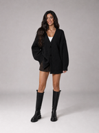 Women's Oversized Chunky Knit Cardigan