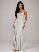 Sweetheart Neck Slip Maxi Dress Evening Women