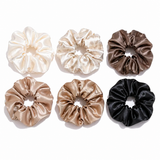Lot de 6 chouchous en satin - Forêt