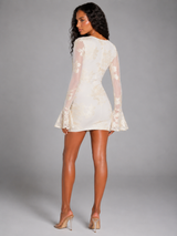 Floral Bodycon Mini Dress Cocktail Women