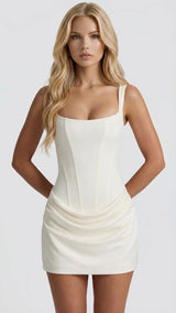 Women’s Corset Mini Dress – Structured Fit