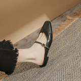 Women’s Leather Mule Flats